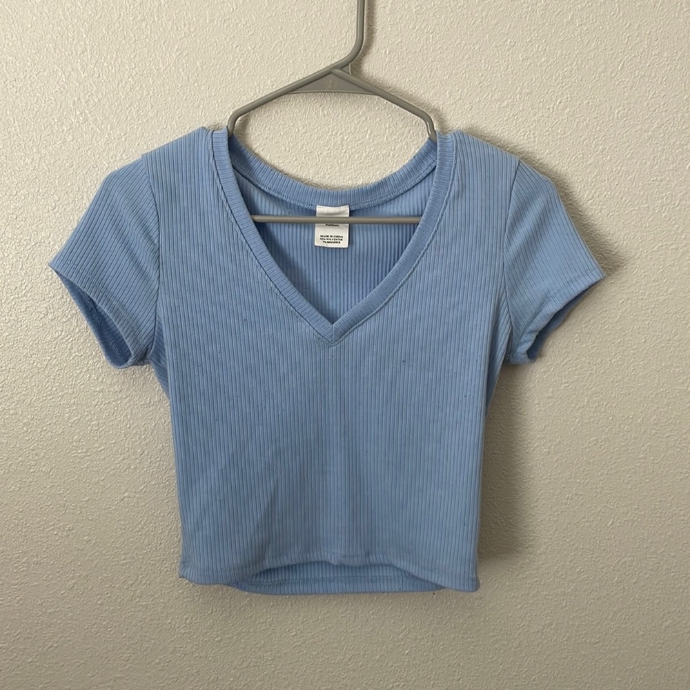 Periwinkle crop top